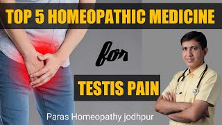 Homeopathy For Testis Pain The Solution Youve Been Waiting For [upl. by Bobette399]