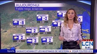 La Météo avec Marie Andrée Poulin 17 Déc 2018 [upl. by Dibbell]