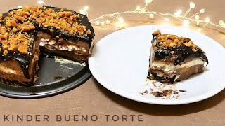 Kinder Bueno Torte ↠↠↠↠ ohne backen [upl. by Helenka]