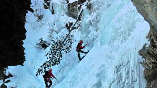 Cascade de glace Ceillac Le  Y  WWWLAHAUTEU [upl. by Yam567]