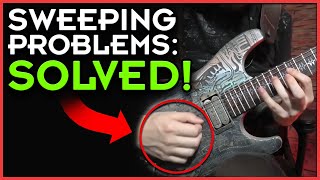 This Trick Makes Sweep Picking MUCH Easier  Guitar Lesson [upl. by Yreffej]