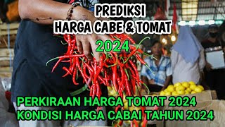 Prediksi harga cabai dan tomat tahun 2024 [upl. by Etakyram]