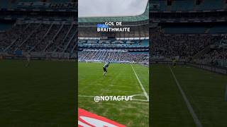 GOL HISTÓRICO BRAITHWAITE PRO GRÊMIO gremio futebol noticias brasileirao [upl. by Alimac]