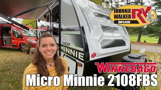 WinnebagoMicro Minnie2108FBS  by Johnnie Walker RV of Las Vegas Nevada [upl. by Htenay201]