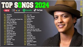 TOP 100✨ MOST LISTENED SONGS WORLD MUSIC CHART 2024 ✨Bruno Mars Rihanna Maroon 5 ✨ [upl. by Seymour]