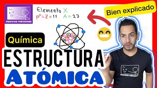 ✅ESTRUCTURA ATÓMICA EXPLICADO en 10 Minutos💯👌🏻😎 Química [upl. by Nickles370]