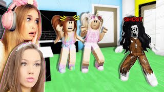 WE CAUGHT A GHOST LIVING IN SANNAS HOUSE in BROOKHAVEN with IAMSANNA Roblox Roleplay [upl. by Ailemak]