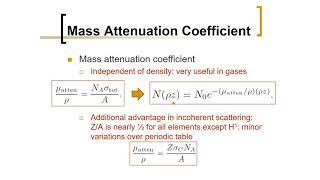 Biomedical Physics Mass Attenuation Coefficient Arabic Narration [upl. by Marketa]