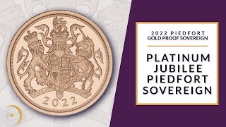 2022 Platinum Jubilee Gold Proof Piedfort Sovereign [upl. by Anallij]