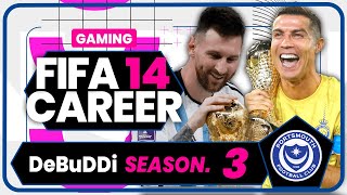 🔴 LIVE STREAM FIFA 14 CR7 x LM10 Portsmouth Career Mode  FIFA 14 Mod 2324 No Commentary [upl. by Ellehsem600]