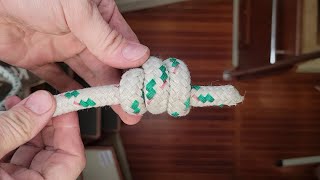 Captain Daggett  Sailing Tips  Tying a Better Stopper Knot [upl. by Meier]