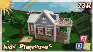 kids playhouse 23k bloxburg speedbuild [upl. by Runck927]