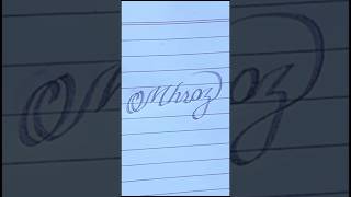 How to write English capital letter cursive writing A to Z  cursive handwriting practice [upl. by Ahsemak808]