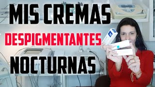 Mis CREMAS DESPIGMENTANTES nocturnas  tretinoína acidoglicolico hidroquinona encasa DIY [upl. by Oinotnas]