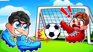 Me Convertí en Jugador de FÚTBOL en Roblox Head Soccer Simulator [upl. by Yarb128]