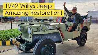 Iloilo City  Willys Jeep 1942  Amazing Restoration [upl. by Claudell]