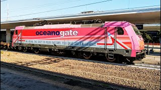 Stazione di Padova Passaggio di Treni Cargo 16092020 [upl. by Wolfram]