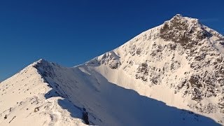 CMD Arete and Ben Nevis  Solitude on the CMD Arete and Ben Nevis in stunning Winter condition [upl. by Anaoy256]