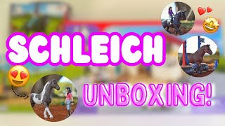 SCHLEICH UNBOXING  Adolfo Model Horses [upl. by Ajssatsan]