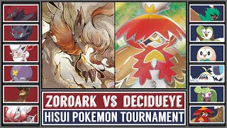 Final HISUI ZOROARK vs HISUI DECIDUEYE  Hisui Pokémon Tournament Battle 7 [upl. by Anertac]