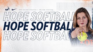 Hope vs Alma  Softball 42524  NCAA D3 Softball  MIAA Softball [upl. by Naus]