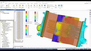 FloEFD for Solid Edge  車用散熱器後處理  Siemens PLM Software [upl. by Blockus662]