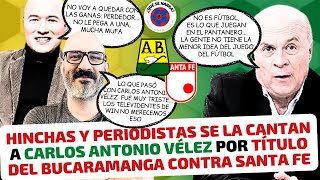 PATRÓN BERMÚDEZ ALEJANDRO PINO HINCHAS contra CARLOS ANTONIO VÉLEZ por título del BUCARAMANGA 2024 [upl. by Maggs]