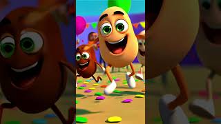 Jumping Beans Song for Kids  Fun amp Energetic Kids Dance Song  Jump Hop amp Play Music Short [upl. by Dayle]