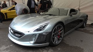 Rimac Concept One Overview and Hill Start FoS 2017 [upl. by Nimsaj101]