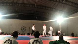 ITF TriNations 2013 Senior Male Team Sparring IRELAND V SCOTLAND [upl. by Ened]