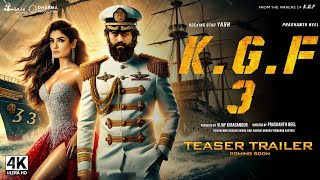 KGF Chapter 3 Trailer  Yash  Prashanth Neel  Raveena Tandon  Kgf 3 Trailer [upl. by Billat]