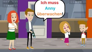 Annnys Vater beobachtet sie  Deutsch lernen  Deutsch Anny [upl. by Rettke290]