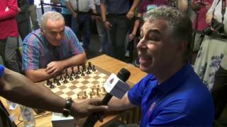 Yasser Seirawan Vs Garry Kasparov 2015 [upl. by Dranek418]