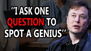 Why I Hire Only Genius People  Elon Musk [upl. by Adnolor]