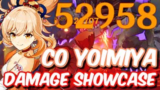 C0 YOIMIYA DAMAGE SHOWCASE Yoimiya Build Guide amp Gameplay Tips  Genshin Impact 20 [upl. by Horvitz]