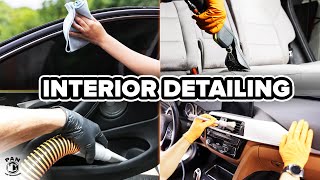 How To Clean A Car Interior From Top To Bottom [upl. by Leinoto143]