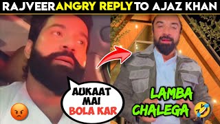 Rajveer fitness reply to ajaz khan 😳 [upl. by Peursem]