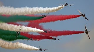 4Kᵁᴴᴰ FRECCE TRICOLORI  SPECTACULAR DEMONSTRATION [upl. by Anigroeg]