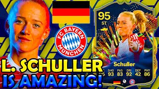 95 TOTS LEA SCHULLER IS VERY UNDERRATED IN FC 24 [upl. by Kcinnay576]