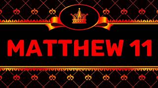 MATTHEW 11 NIV by Max McLean [upl. by Tsirhc]