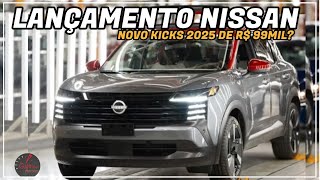 NOVO NISSAN KICKS 2025 JA MIRA NOVO YARIS CROSS COM VANTAGENS MOTOR TURBO E PREÇO [upl. by Oswell253]