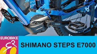 Shimano Steps E7000 Explained  Eurobike 2018 [upl. by Ahmar]