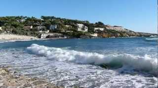 LA PLAGE DE PORTISSOL A SANARY SUR MER [upl. by Ycnej24]