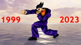 Evolution of Kazuya PEWGF Combo Tekken 18 [upl. by Nellaf]