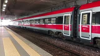 ETR700 in corsa prova in arrivo a Malpensa Terminal 1 [upl. by Tullusus]