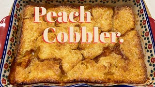 Top Winning Peach Cobbler Recipe [upl. by Hanad]