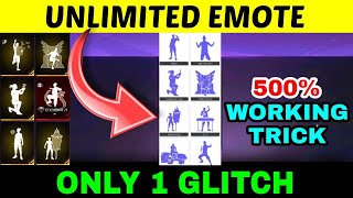 HOW TO GET FREE EMOTES GLITCH IN FREE FIRE MAX 2023 [upl. by Namlak]