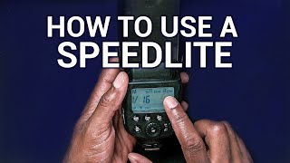 Flash Photography Lesson  How To Use A Speedlite [upl. by Ycniuqed]