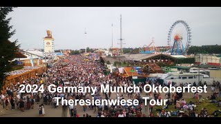 2024 Germany Munich Oktoberfest Theresienwiese Tour [upl. by Liebman]