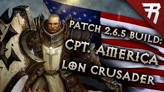 Diablo 3 Season 30 Crusader LoN Blessed Shield Captain America build guide Patch 277 Torment 16 [upl. by Malena788]